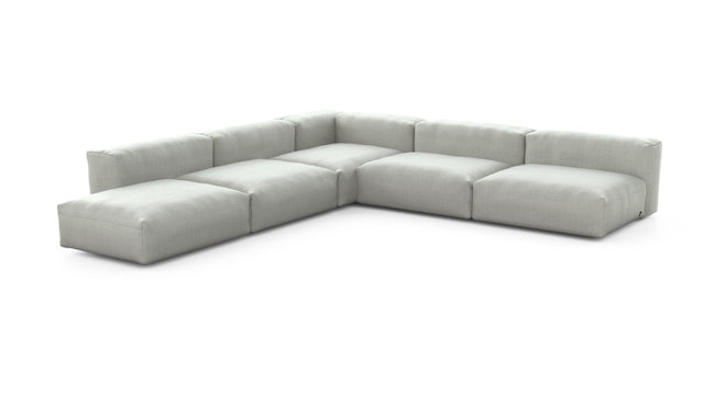 Preset five module corner sofa - pique - light grey - 325cm x 325cm