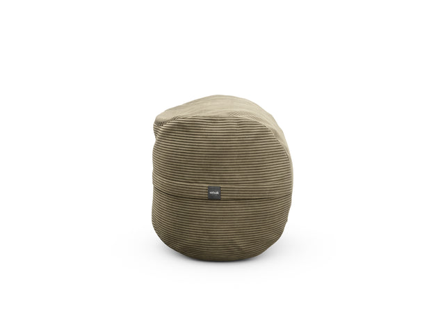 footsak cover - cord velour - khaki - 60cm x 45cm