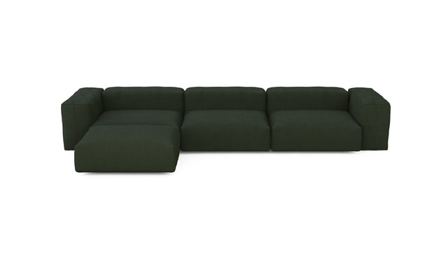 Preset four module chaise sofa - loop loop - mousse - 377cm x 199cm