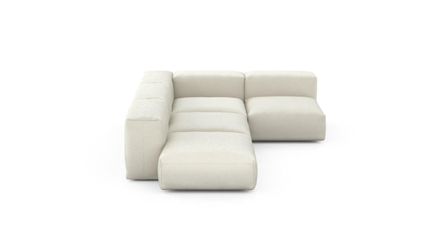 Preset four module corner sofa - linen - platinum - 199cm x 283cm