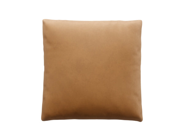 jumbo pillow - leather - brown