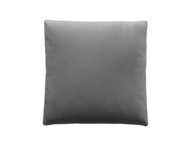 jumbo pillow - leather - dark grey