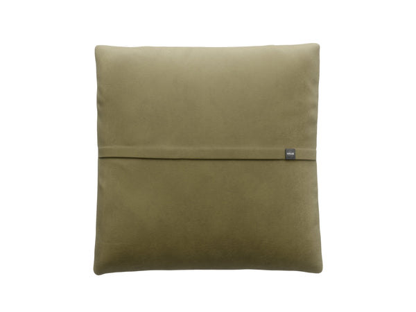 jumbo pillow - leather - olive
