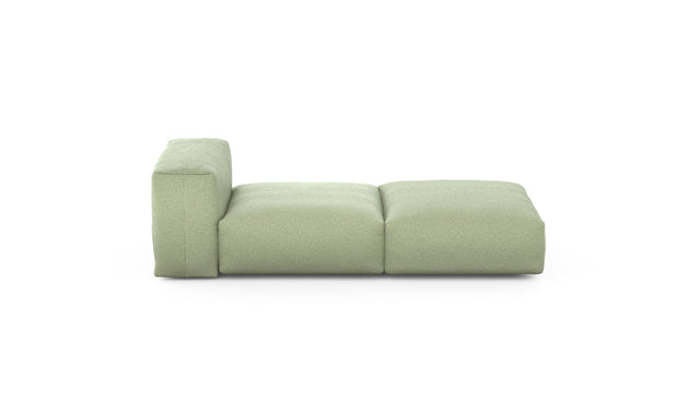 Preset lounger - linen - olive - 199cm x 84cm