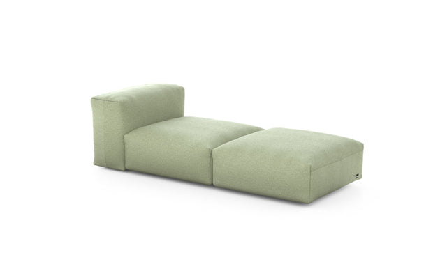 Preset lounger - linen - olive - 199cm x 84cm