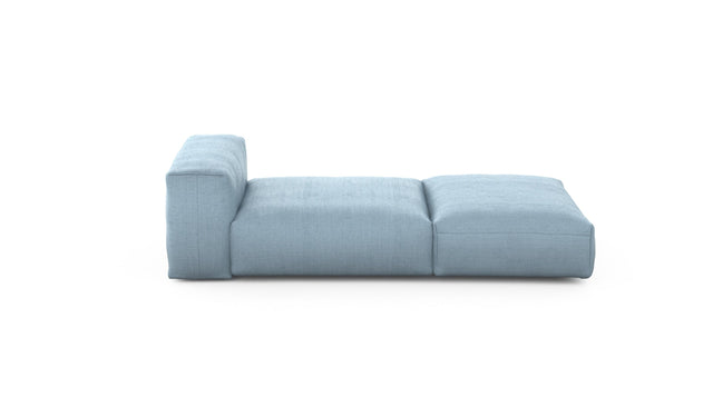 Preset lounger - herringbone - light blue - 220cm x 105cm