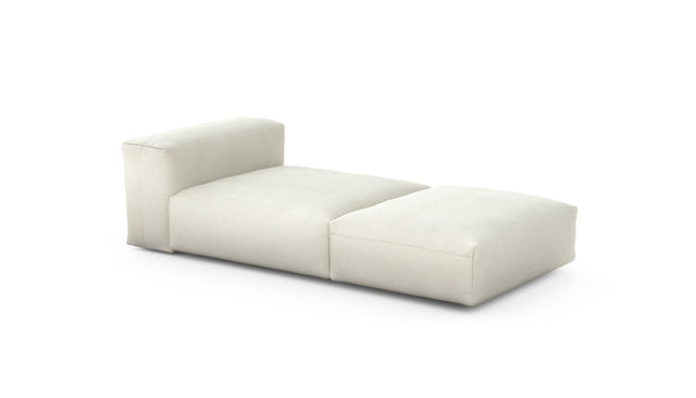 Preset lounger - linen - platinum - 220cm x 105cm