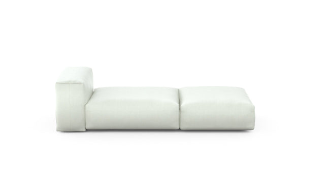 Preset lounger - herringbone - creme - 220cm x 84cm