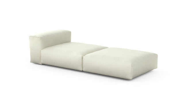 Preset lounger - pique - creme - 241cm x 105cm