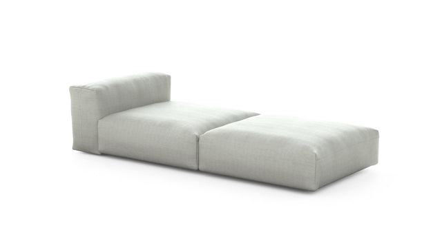 Preset lounger - pique - light grey - 241cm x 105cm