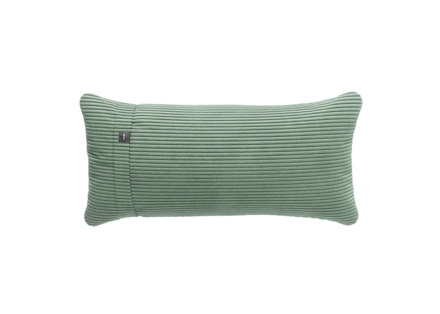 pillow - cord velour - duck egg - 60cm x 30cm