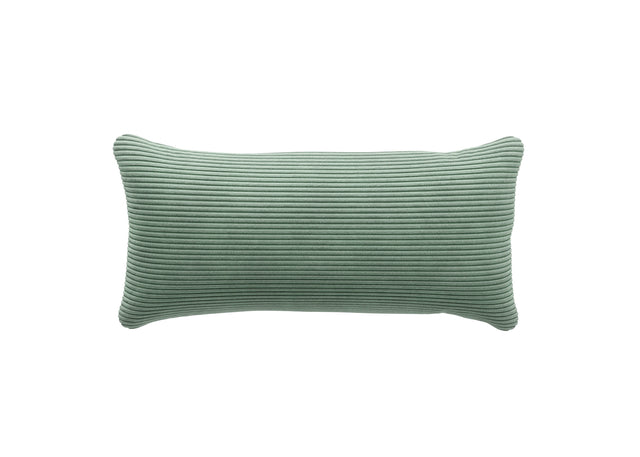 pillow - cord velour - duck egg - 60cm x 30cm