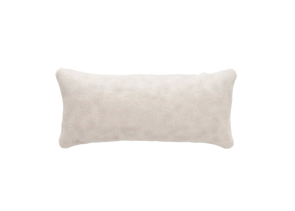 pillow - faux fur - beige
