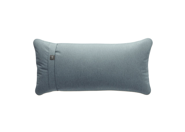 pillow - herringbone - light blue