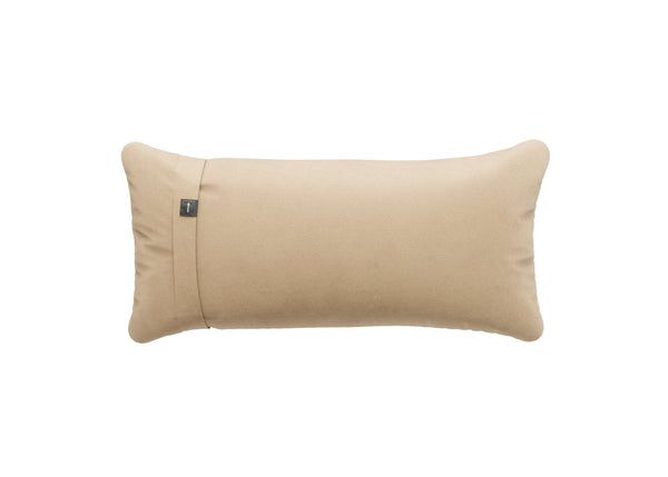 pillow - leather - beige