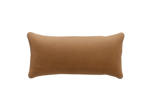 pillow - leather - brown