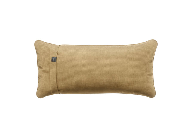 pillow - velvet - caramel - 60cm x 30cm