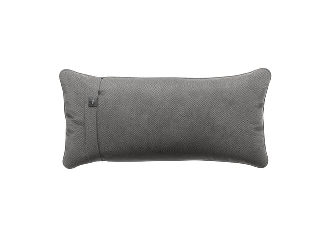 pillow - velvet - dark grey - 60cm x 30cm