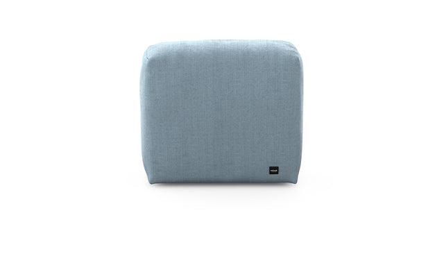 Preset sofa side - 63 x 31 - herringbone - light blue