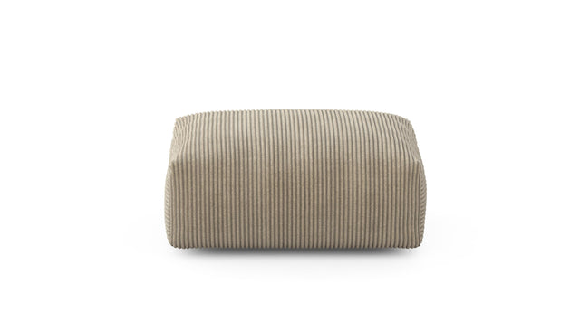 Preset sofa seat - 84 x 63 - cord velour - sand