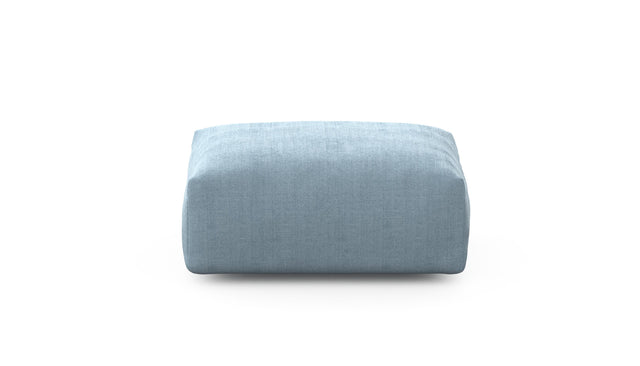 Preset sofa seat - 84 x 63 - herringbone - light blue