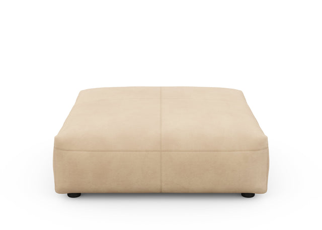 sofa seat cover - leather - beige - 105cm x 105cm