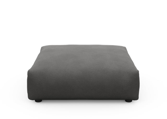 sofa seat cover - linen - anthracite - 105cm x 105cm