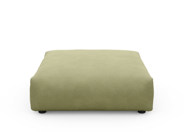 sofa seat cover - linen - olive - 105cm x 105cm