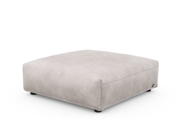 sofa seat cover - velvet - light grey - 105cm x 105cm