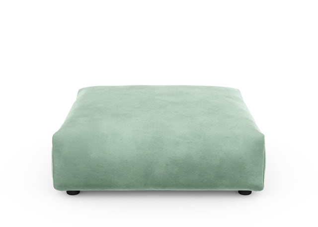 sofa seat cover - velvet - mint - 105cm x 105cm