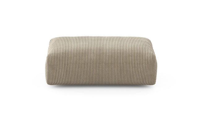 sofa seat cover - cord velour - sand - 105cm x 63cm