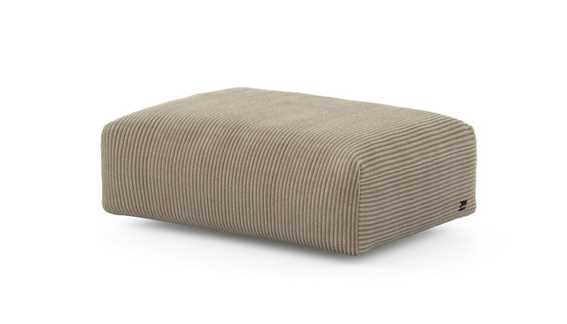 sofa seat cover - cord velour - sand - 105cm x 63cm