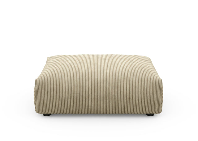 sofa seat cover - cord velour - khaki - 105cm x 84cm