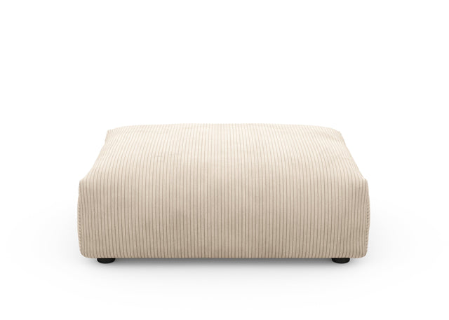 sofa seat cover - cord velour - sand - 105cm x 84cm