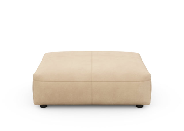 sofa seat cover - leather - beige - 105cm x 84cm