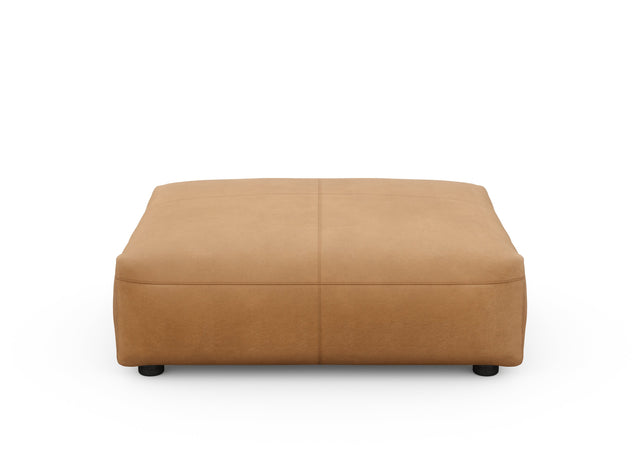 sofa seat cover - leather - brown - 105cm x 84cm