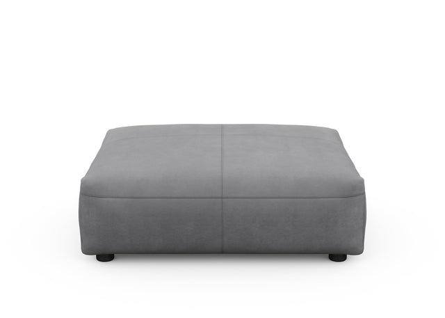 sofa seat cover - leather - dark grey - 105cm x 84cm