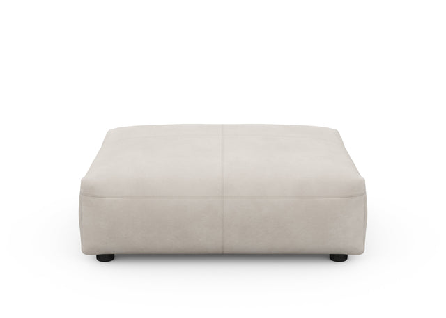 sofa seat cover - leather - light grey - 105cm x 84cm