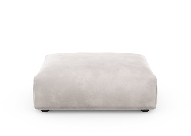 sofa seat cover - velvet - light grey - 105cm x 84cm