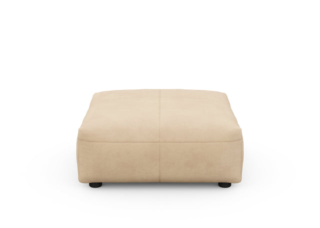 sofa seat cover - leather - beige - 84cm x 84cm