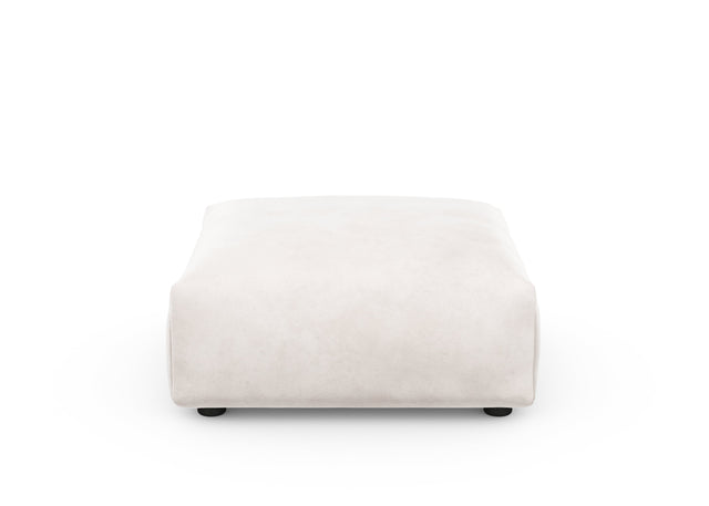 sofa seat cover - velvet - creme - 84cm x 84cm