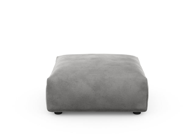 sofa seat cover - velvet - dark grey -  84cm x 84cm