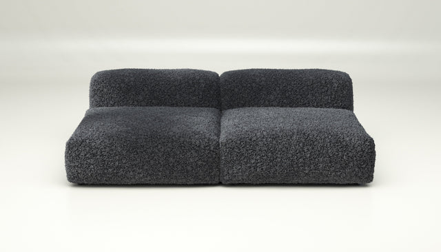 vetsak | Sofa Set 01 Large - doodle - dark grey | Sofa Modulable | 3.5 Places