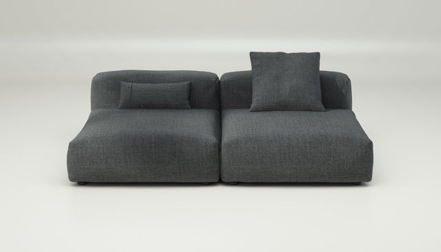 vetsak | Sofa Set 01 Large - pique - dark grey | Sofa Modulable | 3.5 Places