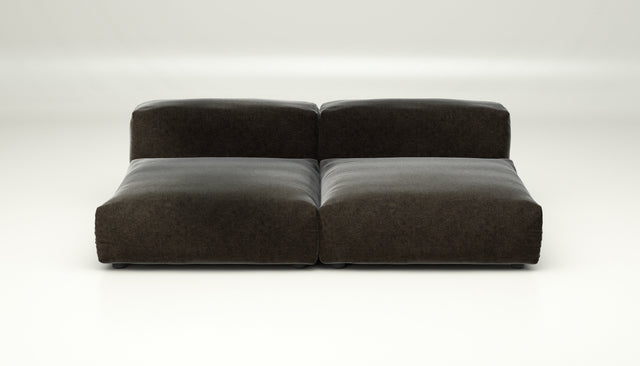 vetsak | Sofa Set 01 Large - suave - anthracite | Sofa Modulable | 3.5 Places