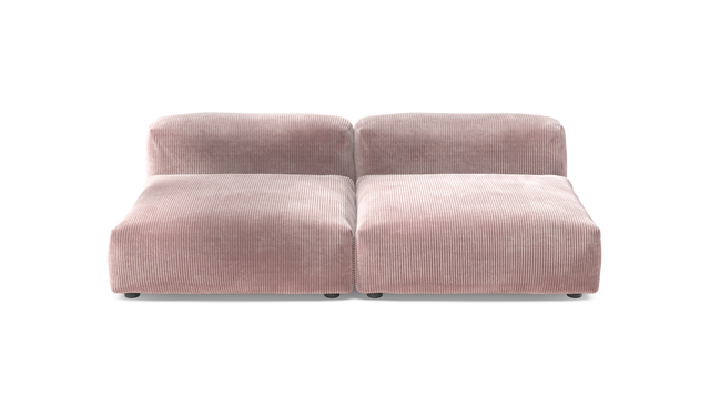 vetsak | Sofa Set 01 Large - Cord Velour - Blossom | Sofa Modulable | 3.5 Places