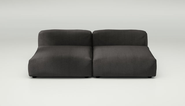 vetsak | Sofa Set 01 Large - Herringbone - Dark Grey | Modular Sofa | 3.5 Seater