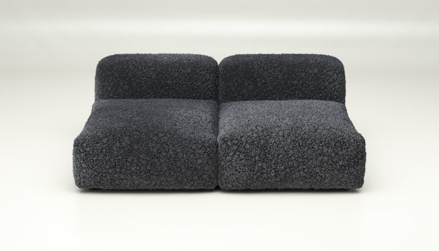 vetsak | Sofa Set 01 Medium - doodle - dark grey | Sofa Modulable | 2.5 Places