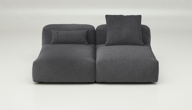 vetsak | Sofa Set 01 Medium - loop loop - anthracite | Sofa Modulable | 2.5 Places
