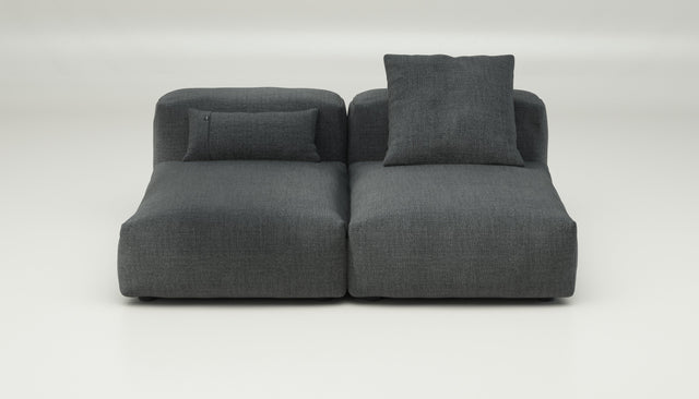 vetsak | Sofa Set 01 Medium - pique - dark grey | Sofa Modulable | 2.5 Places